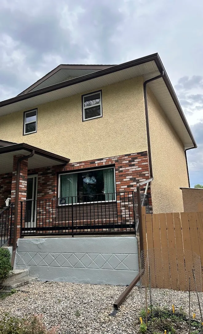 Repainted siding and exterior trim — Leonard’s Painting, Edmonton area