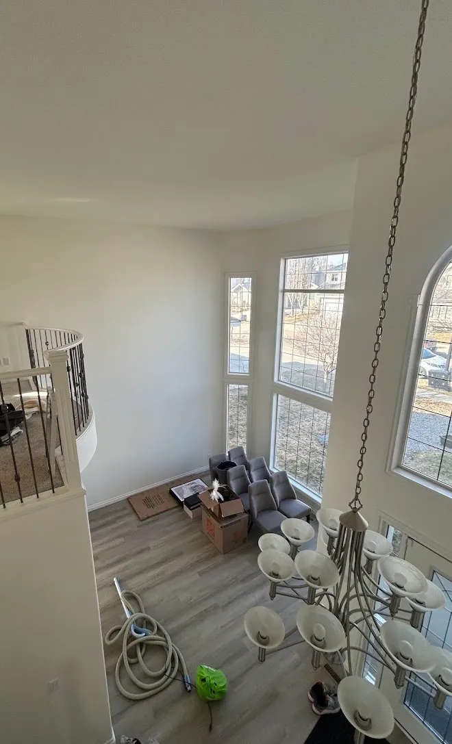 Freshly painted interior walls and ceilings — Leonard’s Painting, Edmonton area