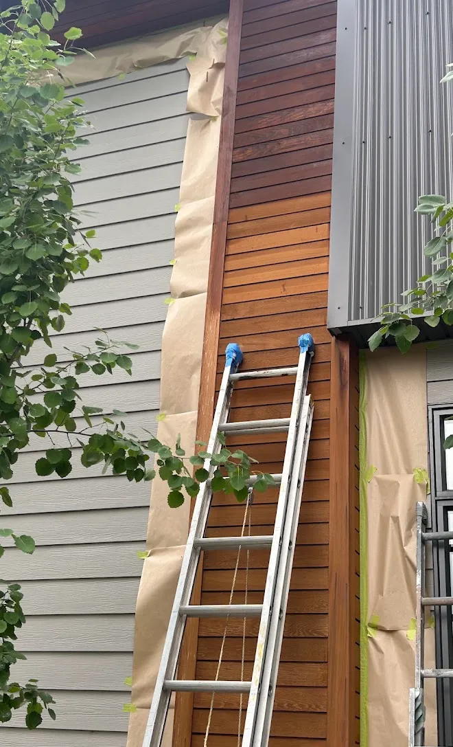 Home exterior with a fresh coat of paint — Leonard’s Painting, Edmonton area