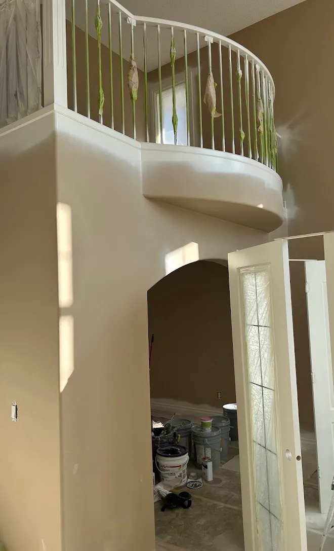 Freshly painted interior walls and ceilings — Leonard’s Painting, Edmonton area