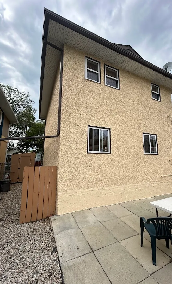 Repainted siding and exterior trim — Leonard’s Painting, Edmonton area