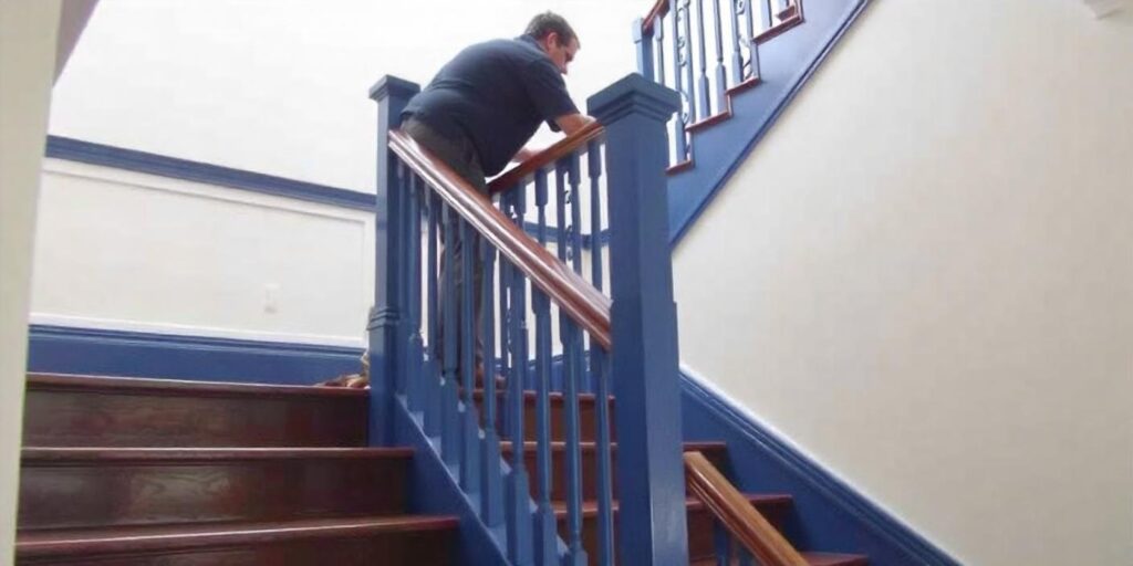 Stair Painting Edmonton