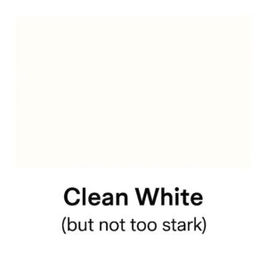 Clean White
