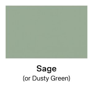 Sage Or Dusty Green